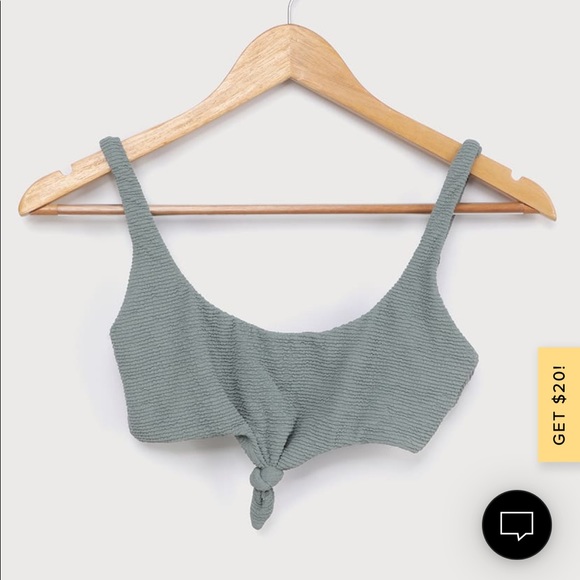 Lulus Sage Green XS Bikini Top - Picture 3 of 7